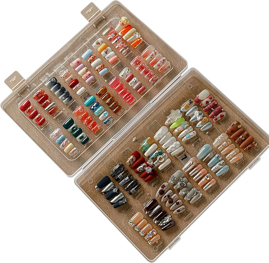 超値引ネイリスト向?ネイルチップ/手作アクセ収納ケース小10x9＋ロング11新品 超値引ネイリスト向?ネイルチップ/手作アクセ収納ケース小10x9＋